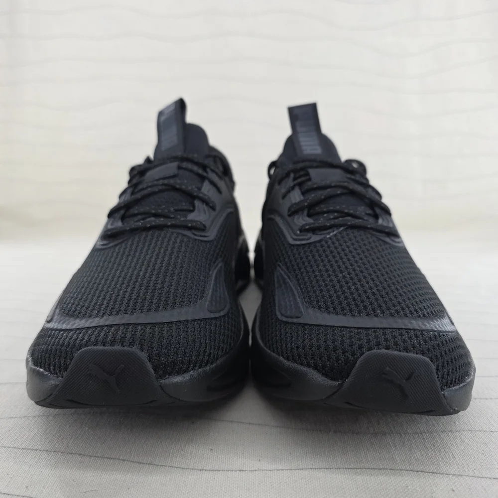 Puma Mens Cell Thrill Tripple Black Running Sneakers Shoes 310168-01 Sz 7.5 NEW